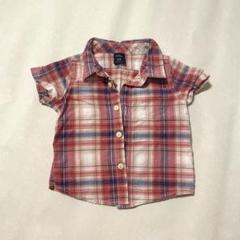 当日発送 baby GAP 6-12ヶ月 80cm 子供服 チェック柄シャツ