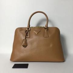 2505-202|美品|プラダ ハンドバッグ サフィアーノ ブラウン
