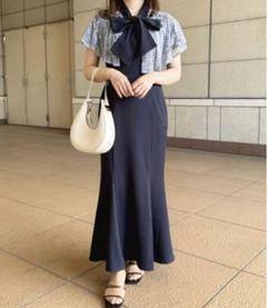 Layered silhouette onepiece - Black – ESIÓ official