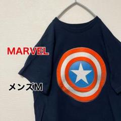 KA240【US輸入】MARVEL(マーベル)　Tシャツ【メンズM】ネイビー
