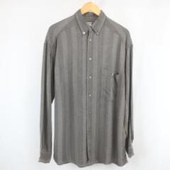 VINTAGE Tycoon ミックスカラー ストライプ 総柄 シャツ Ｍ 古着