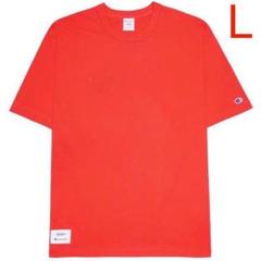 WTAPS×Champion ACADEMY/SS/COTTON. オレンジ L