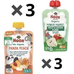 Holle オーガニックベビーフード 2種セット　6個