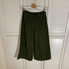 【ZARA】LADYS リブカットワイドパンツ サイズS