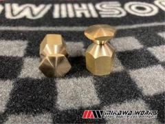 M10×1.25 真鍮 デコレーション ナット デコナット ワッシャー セット M10×1 25 真鍮 デコレーション ナット 荷掛け ナット デコナット