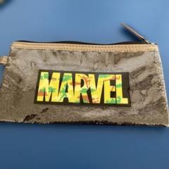 新品⭐︎ MARVEL グリッターペンポーチペンケース　筆箱　シリコンポーチ
