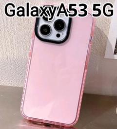 GalaxyA53 ケース　薄ピンク　クリアケースのサムネイル