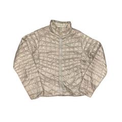 THE NORTH FACE キルティング ジャケット グレー ドローコード