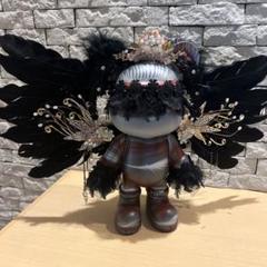 流体アート　ベアアート　ゴスロリ　悪魔　クマ　フィギュア　羽根