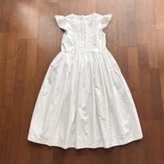jacadi ジャカディ ノースリーブ タック フレアワンピース10A 140