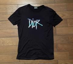 ★DIOR×ステューシーコラボ★入手困難 Stussy ロゴTシャツ SS21 DIOR And Shawn Stussy Collaborative Logo Patch Oversized