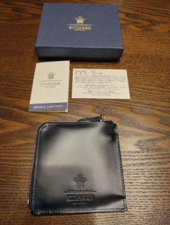 ETTINGER 紺レザー HALF ZIP WALLETのサムネイル