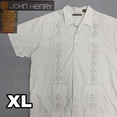 5HB777 【キューバシャツ】 JOHN HENRY 開襟シャツ