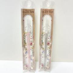 可愛い！【大人のたしなみ】ガラスペン2本セット／セリアのサムネイル