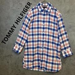 TOMMY HILFIGER トミー ヒルフィガー　メンズ　七分袖　シャツ　Sのサムネイル