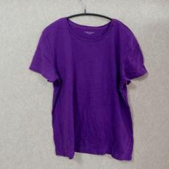 LAURA SCOTT パープル 半袖Tシャツ Lサイズ