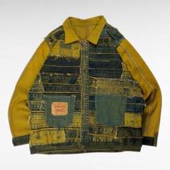 Levi's SPECIAL EDITION パッチワーク レザージャケット M 2025年最新】リーバイス パッチワーク ジャケットの人気アイテム