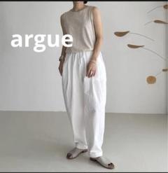 【新品未使用】ARGUE（アギュー）| COTTON ROUGH WAFFLE ARGUE