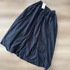 新品無印良品MUJIオーガニックコットンギャザースカート M-L
