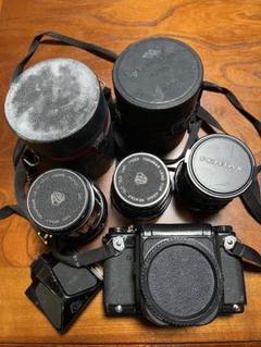 【さらに値下げ】ASAHI PENTAX 6×7 中判フィルムカメラ レンズ3本 さらに値下げ】ASAHI PENTAX 6×7 中判フィルムカメラ レンズ3本