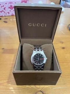 GUCCI - GUCCI(グッチ) 腕時計 - 5500XL メンズ シルバーの通販