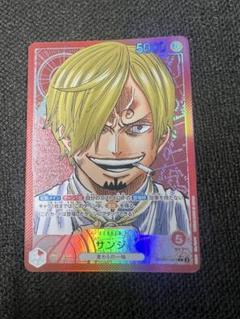 ONE PIECE - サンジ　シークレットパラレル　2枚 サンジ 【シークレット】【SP】【パラレル】【青】【OP06-119