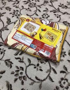 おさるのジョージ ブランケット プレミアム キルト風 猿 バナナ 帽子 アニメ