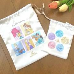 新品タグ付き ディズニー プリンセス 巾着袋 ポーチ セット まとめ売り