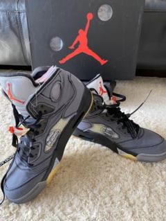 NIKE off-white AIR JORDAN5 RETRO SP 27.5