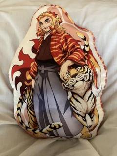 鬼滅の刃・サンシャインシティ・煉獄杏寿郎 ダイカットクッション 中古品 鬼滅の刃 煉獄杏寿郎 鬼滅祭 ダイカット クッション