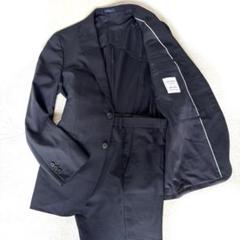 美品★アオキ★LES MUES★セットアップ★スーツ★ストライプ★AB4 LES MUES アオキ ストライプ セットアップスーツ A6 洗濯可能
