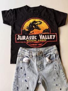 クアロアランチTシャツとデニムパンツ セット