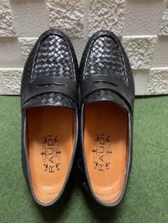 ⭐️RAUDi⭐️ブラック　ローファー　25.5㎝