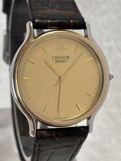 「人気」SEIKO クレドール 18KTベゼル×ゴールド文字盤 パーツ K18 CREDOR SEIKO クレドール セイコー シグノ スケルトン 腕時計 18