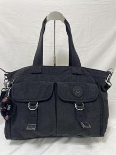 KIPLING キプリング ショルダーバッグ ブラック キーホルダー付 2WAY