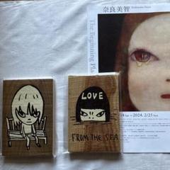 【未使用】奈良美智展りんご箱のプレミアチケット 奈良美智・青森県立美術館・りんご箱製プレミアムチケット