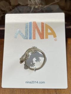 ニホンヤモリ　リング　Nina Nina【ニホンヤモリ “Gekko japonicus” （幼体）のリング】 - Nina
