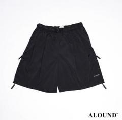 ALOUND TWOTUCK BELTED NYLON SHORTS Sサイズ