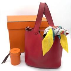 HERMES エルメス　ピコタンPM レッド　ツイリー付き　箱付き HERMES エルメス ピコタンPM レッド ツイリー付き 箱付き - メルカリ