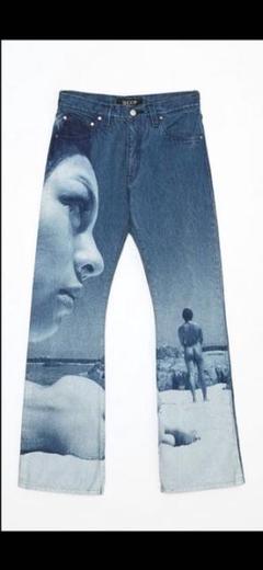 [SHOOP x 篠山紀信] GIRLS DENIM PANTS_BLUE SHOOP x 篠山紀信] GIRLS DENIM PANTS_BLUE