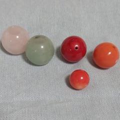 新品　未使用品　ハンドメイド材料　天然石　5個セット