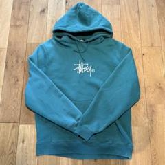 old Stüssy グリーン フーディ Mサイズ FBPVhjfTglSE6Hw83Q7fH1TCus0QR7