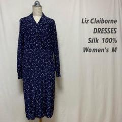 Liz Claiborne シルク100% 90s ロングワンピースのサムネイル