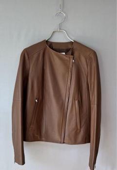 UNTITLED  ブラック羊革ジャケットＬサイズ　美品❣️ ZARA MAN ブラック ダブルライダースジャケット サイズL 羊皮