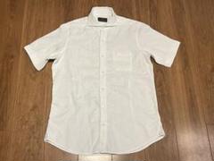 MEN’S BIGI Distinction 白 シャツ Lサイズ　日本製　涼のサムネイル