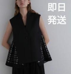 LE PHILルフィル☆スポンディッシュツイルジレ　ブラック LE PHILルフィル☆スポンディッシュツイルジレ ブラック - メルカリ