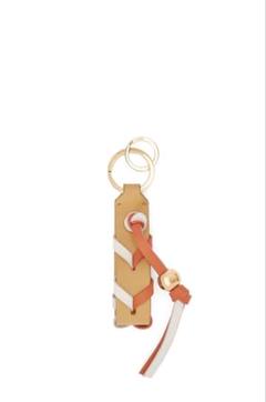 R*s様 LOEWE　ロエベ　ブレイデッド キーリング　ソフトホワイト/メープル R*s様 LOEWE ロエベ ブレイデッド キーリング ソフトホワイト
