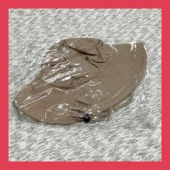 UVカットハット　帽子　紫外線対策　ベージュ　58cm　アウトドア