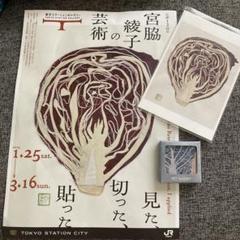 (宮脇綾子/見た、切った、貼った)東京ステーションギャラリー展示会グッズ白菜のサムネイル