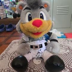 サイン入り野球マスコットぬいぐるみ